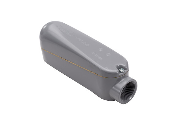 Garvin Industries MLBCG6 Mogul Conduit Body, LB Type, Aluminum, 2" Hub, With Cover and Gasket