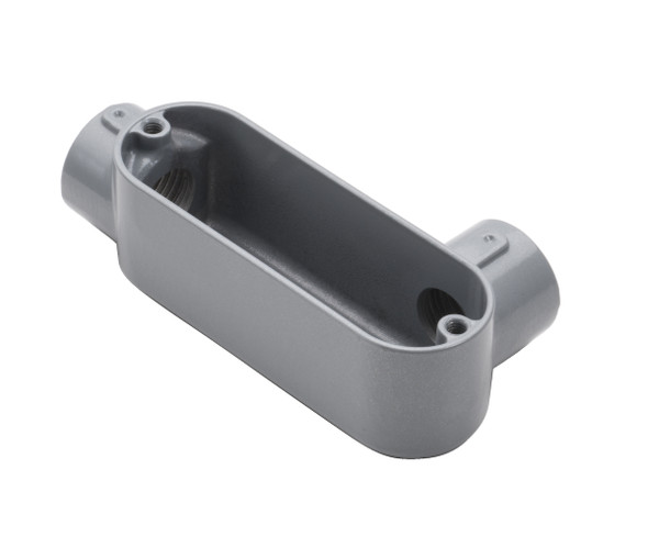 Garvin Industries LR2, 3/4" Threaded LR Type Rigid Conduit Body, Copper-Free Aluminum, Powder Coat Finish