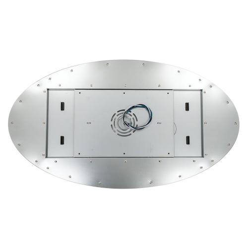 ODL Series LED Oval Surface Mount Panel, 38W, 3400 lm, 120V, Triac Dimming, 3CCT Selectable, White Finish