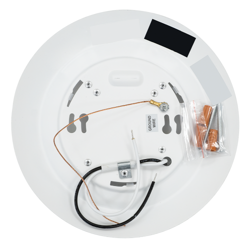 GlobaLux LDL4S LED Disk Light, 6", 15W, 120V Dimming, 3000K, 90+CRI, White, Bulk Pack