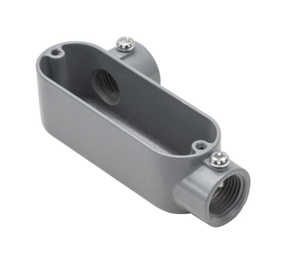 Garvin Industries EMT and Rigid Combination Conduit Body, LL Type, 1/2" Hub, Copper-Free Aluminum, Powder Coat Finish