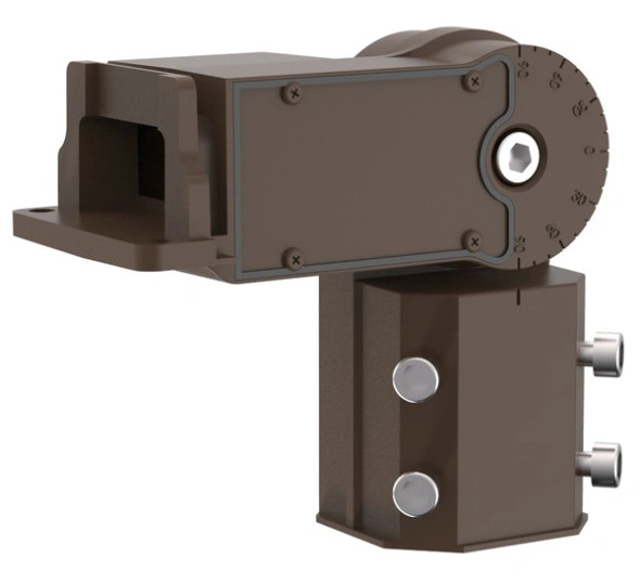 Slip-Fitter Mount, 150W-300W LED Flood, Bronze Finish, Outdoor Powder Coating