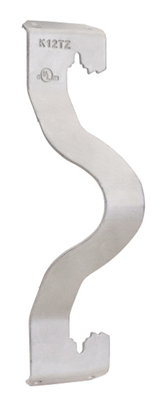 Garvin Industries K12TZ, Cable/Conduit to Rod/Wire Clip, 4" Length, Spring Steel, GEOSEAL Finish