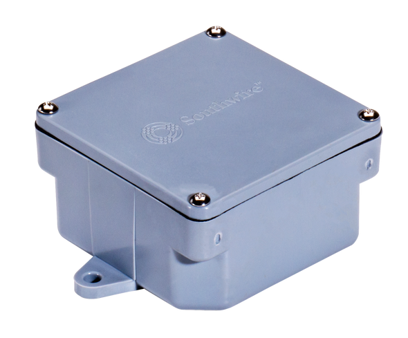 Garvin Industries 1223 PVC Junction Box, 4" x 4" x 6", NEMA 3 Rated