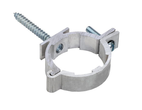 Garvin Industries Aluminum Lag Screw Type Conduit Support, 2" Conduit Size, Includes Lag Screw
