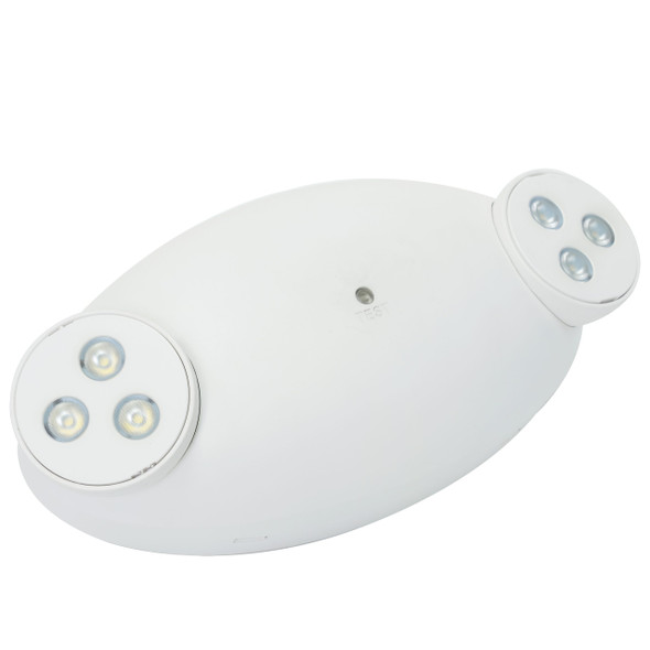 RP Lighting and Fans REL8HO, Dual Lamp Emergency Light, High Output, 1.8W, 360lm, 5000K, LiFePO4 Battery