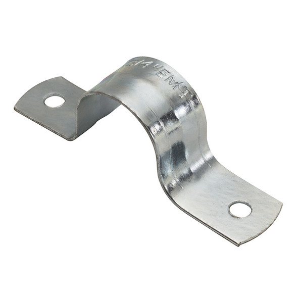 Garvin Industries 2" EMT 2-Hole Strap, Steel, Zinc Plated