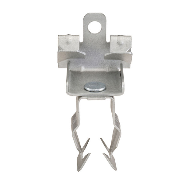 Garvin Industries 1/2" Push-In Conduit Clip, 1/8"-1/4" Flange, 360° Pivot, Hammer-On, 100 Pack