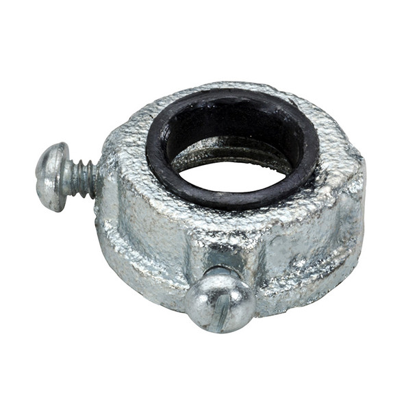 Garvin Industries 318M, 3 Inch Insulated Bushing, Malleable Iron, Zinc Plated, Plastic Liner