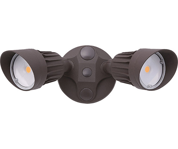 Westgate SL Series 2-Headed Security Light, 20W, Bronze, 3000K