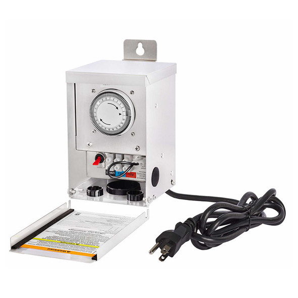 Westgate TR-75W-MT-T-SS, 75W Multi-Tap Landscape Transformer, Stainless Steel, 120V Input, 12V/15V AC Output