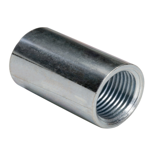 Garvin Industries 53, 1" Rigid Conduit Coupling, Steel, Zinc Plated, NPSM Thread