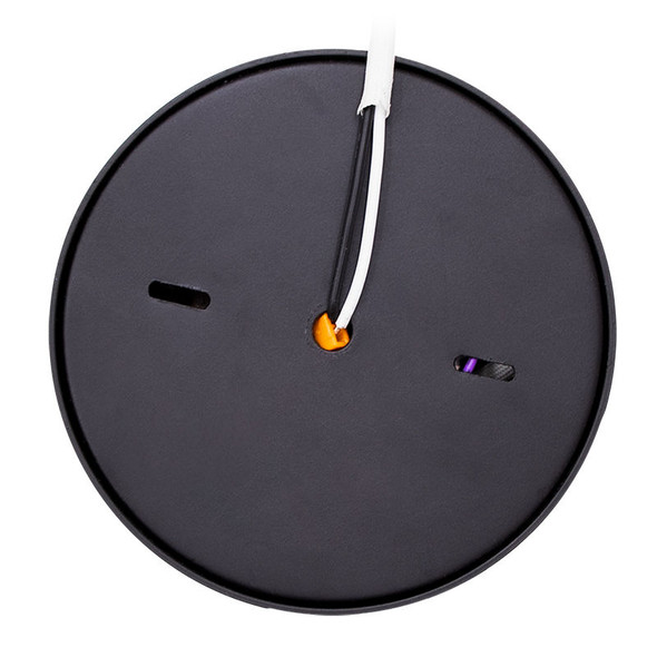 8" Square Indoor Cylinder, Multi Wattage 30W|40W|50W, Selectable CCT 3000K|4000K|5000K, White or Black