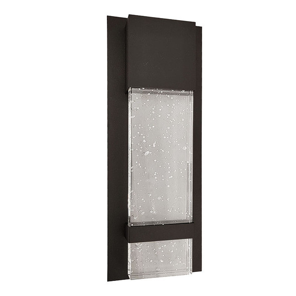 Westgate LRS Series Seaside Outdoor Wall Lantern, Seeded Glass, Multi CCT (3000K|4000K|5000K), Dual Dimming, Oil Rubbed Bronze