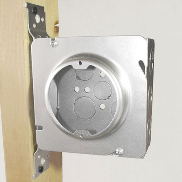 Garvin Industries 4-11/16" Square to 2-3/4" Round Fixture Ring, Raised 3/4"