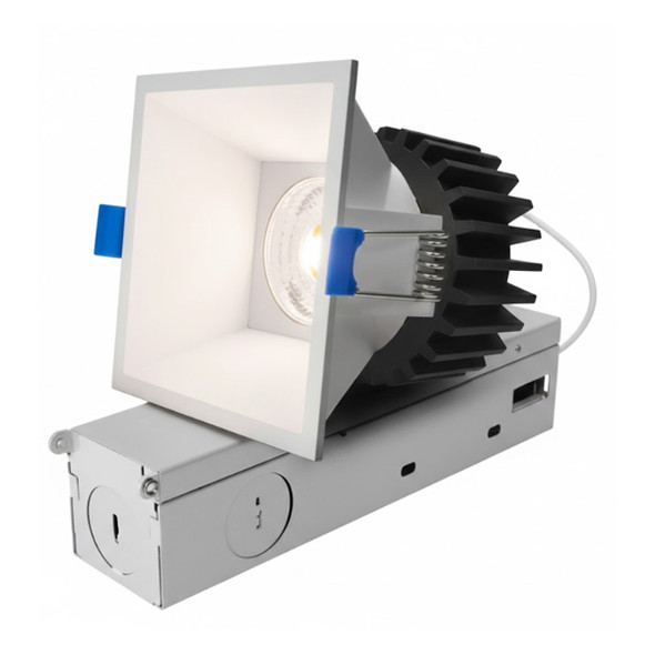 1" Square, Canless Thin-Trim Recessed Light, 7W, 550lm, 2700K|3000K|3500K|4000K|5000K, Black|White