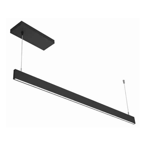 Architectural 0.4" Slim Up & Down Linear Light, Separate Controls, Aperture Optics, 8FT, Power Selectable 20W|30W|40W, CCT Selectable, White or Black Finish
