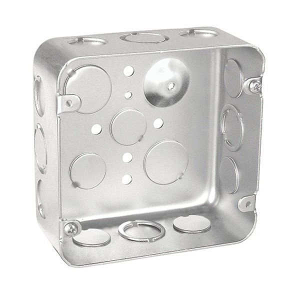Garvin Industries 72151-S, 11B BX, 1-1/2" Deep Drawn Box, 1/2" & 3/4" Knockouts, Raised Ground