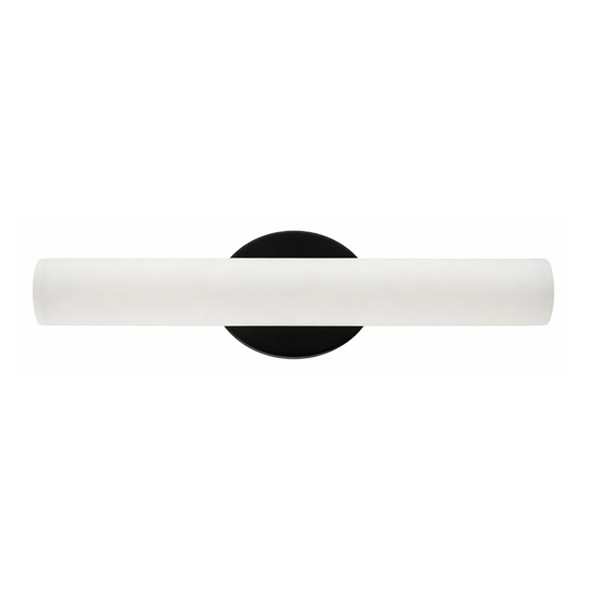 Westgate LVO Series, 24" Oval-Back 360° Modern Vanity Light, 24W, 1200lm, 2700K|3000K|3500K|4000K|5000K, Black