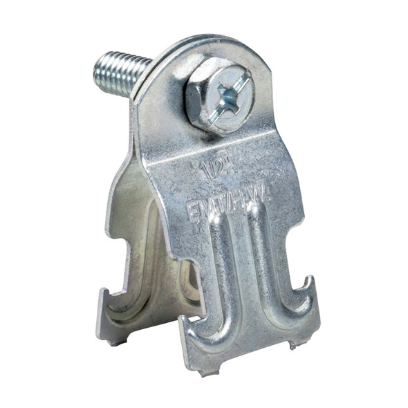 Garvin Industries 2101, 1/2" Strut Clamp, Hex/Slotted Nut, Square Bolt