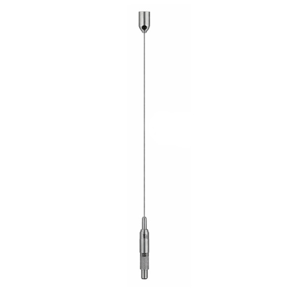 Westgate SCL-CCK-20FT, Adjustable 20FT 1/16in Suspension Wire with Decorative Ceiling Attachment, Keyhole End