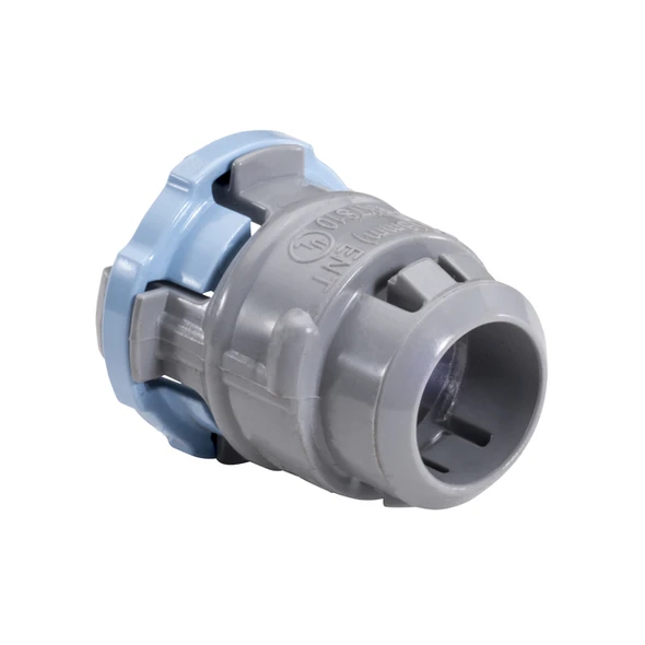 Garvin Industries 1611, 1/2" ENT Snap-In Termination Adapter, Double Snap, Concrete-Tight, Six Locking Tabs