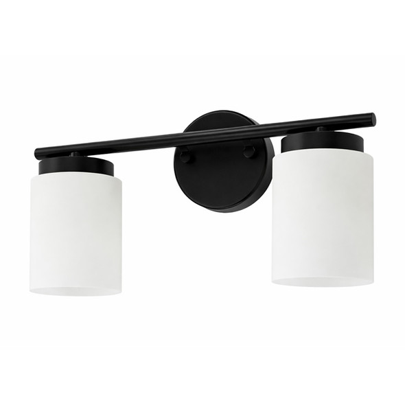 LCFE Series E26 Lamp-Ready Chandelier, 2-Lamp Vanity