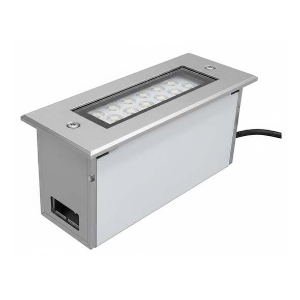 9-Inch RGBW Linear Architectural Inground Light, DMX 512 Compatible, 11W, 935lm, RGB+4000K