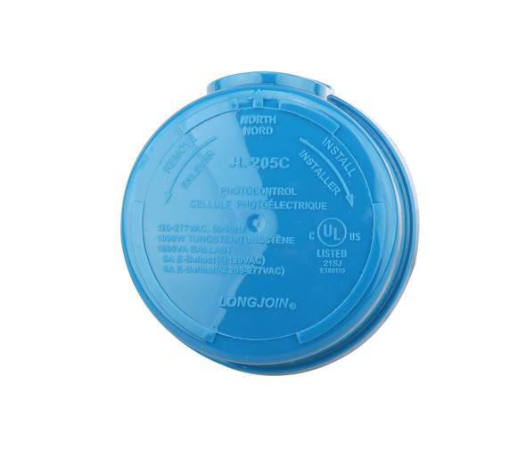 Eiko JL-205C, 3-pin NEMA Twist-Lock On/Off Photocell, 120-277V, IP67, UL Certified