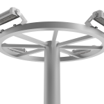 ATG VULCAN V1 High Mast Floodlight, 500W-1500W, 120-277V|200-480V, 5000K, Multiple Optics, Yoke/Slipfitter/Knuckle Mount