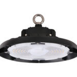 ATG Electronics HELIX G4 DUO LED Round High Bay, 150W/120W/90W Selectable, 3500K/4000K/5000K, 120-277VAC, Clear Lens, Black Housing