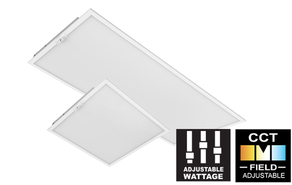 Aleo LPS-BL Series, 2x2 Slim LED Panel, Back-Lit, Field Adjustable, 20W/25W/30W/35W/40W, 3000K|3500K|4000K|5000K|6000K, 80+ CRI, Sensor Ready, TAA Compliant