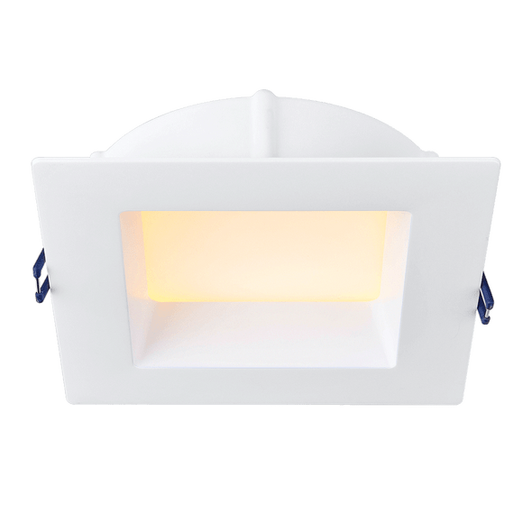 Lotus LED Lights LE6SR Series, 6" Square Deep Regressed LED, 5CCT Selectable, 14.5W, White or Black Trim