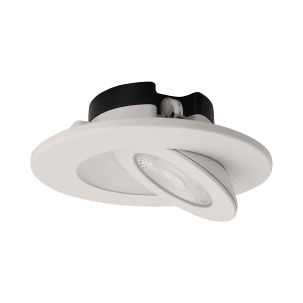 Lotus LED Lights 4" Multi Fit Floating Gimbal, 9W, 5CCT Selectable, CRI 90+, J-Box or Can Retrofit