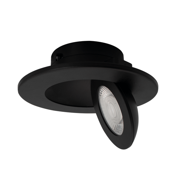 Lotus LED Lights 4" Multi Fit Floating Gimbal, 9W, 5CCT Selectable, CRI 90+, J-Box or Can Retrofit