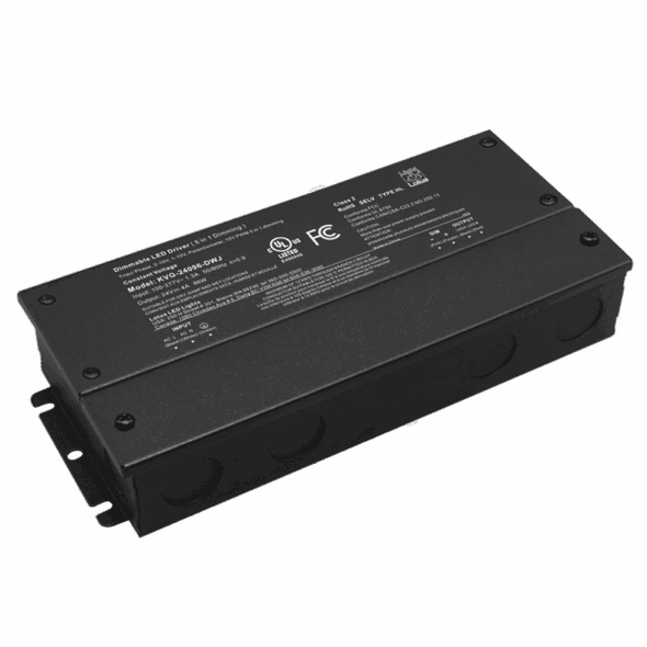 Lotus LED Lights 24V Constant Voltage 96W Driver, 5-in-1 Dimmable, KVG-24096-DWJ