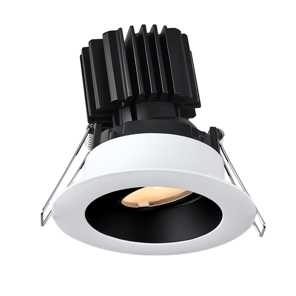 Lotus Tangra L3G-RRW Series, 3" Gimbal Round Recessed Wide Trim, 20°-60° Beam, Dim to Warm 3000K-1800K, CRI95, 11W/15W Selectable