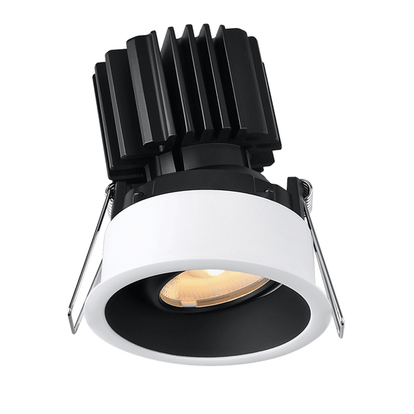 Tangra 3" Gimbal Round Recessed Thin Trim, 5CCT Selectable, CRI95, 11W/15W Selectable
