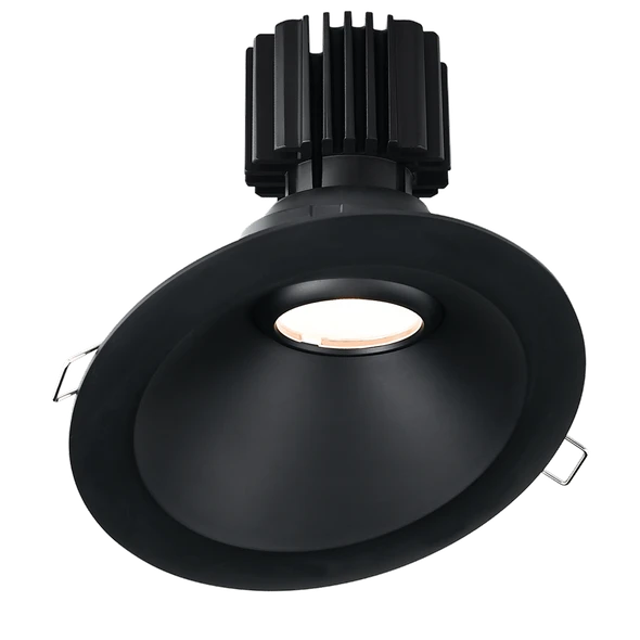 Tangra 4" Gimbal Round Sloped Wide Trim, 5CCT (2700K/3000K/3500K/4000K/5000K), CRI98