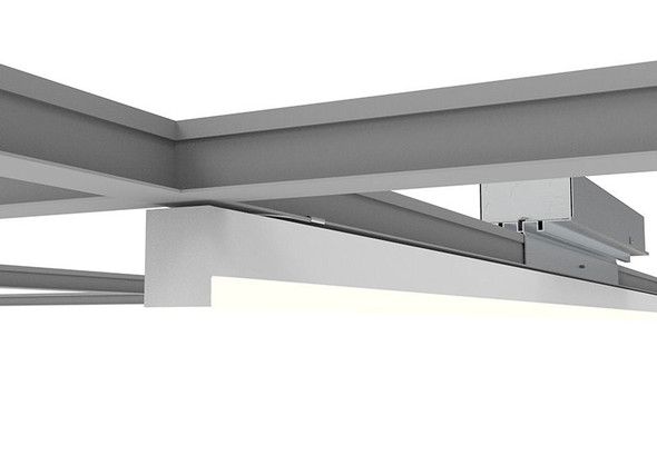 Westgate SCXT Series 8' Linear Fixture, 40W/60W/80W, 3000K/3500K/4000K, 120-277VAC, 0-10V Dimmable, Direct Downlight, Black