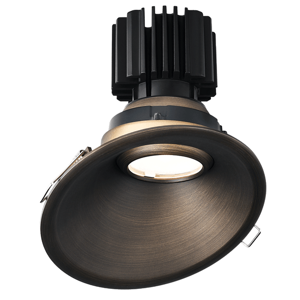 Lotus LED Lights Tangra 4" Gimbal Round Sloped Thin Trim, 3000K, CRI95
