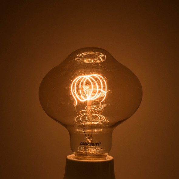 Bulbrite Incandescent 40 Watt Bt27 Nostalgic Loop Light Bulb With An Antique Finish And Medium Screw (E26) Base, 2200K (Amber Light) - alternate image 3