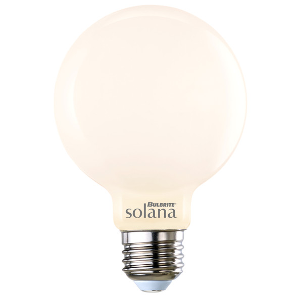 Bulbrite Solana Smart LED Wifi Light Bulb, G25 / E26 Base, 5.5w, 2200K-6500K, Milky Finish - main product image