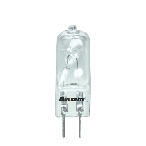 Bulbrite Incandescent 35 Watt T4 Light Bulbs With A Clear Finish And Bi-Pin (G6.35) Base, 2900K (Soft White Light) - main product image