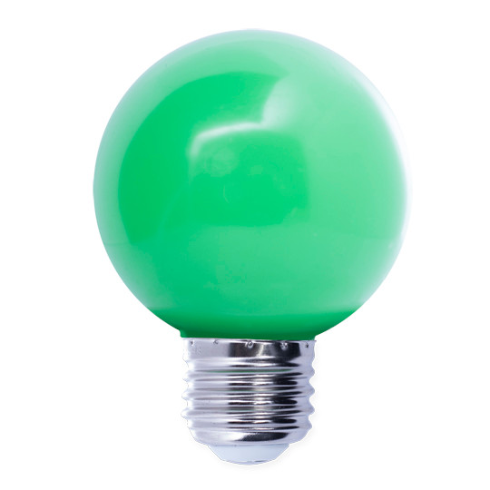 Bulbrite LED 1 Watt G14 Light Bulb With A Green Finish And Medium Screw (E26) Base - main product image