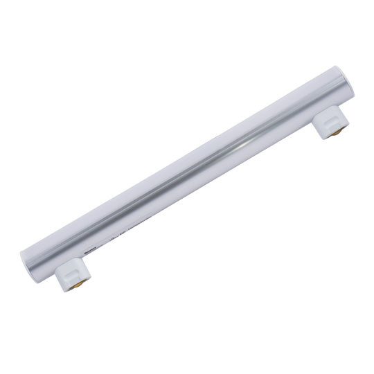 Bulbrite LED T8 Non-Dimmable Single Contact Dual Base (S14s) Light Bulb 35 Watt Equivalent 2700K, Frost 1-Pack - main product image