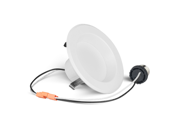 12 Watt 4" Integrated LED Recessed Downlight With E26 Quick Connect Adapter 5 CCT - 27/30/35/40/50K, 1100 Lumens - main product image