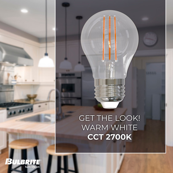 Bulbrite LED 7.6 Watt A15 Light Bulb With Medium Screw (E26) Base - alternate image 2