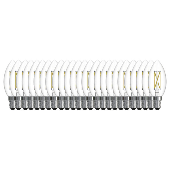 Bulbrite LED 4.1 Watt B11 Light Bulb With A Clear Finish And Candelabra Screw (E12) Base, Pack Of 25 - main product image