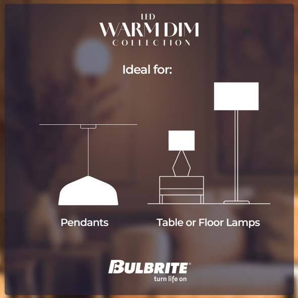 LED Filament 9 Watt G25 Light Bulb With A Milky Finish And A Medium Screw E26 Base - 3000K-1800K Color Temperature, 800 Lumens - alternate image 2